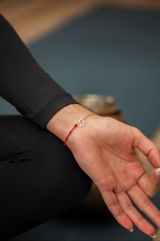 GRAV Yoga Balance Lotus Arany 14K Karkötő