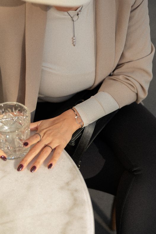 GRAV Loop EZÜST 925 Fonalas Nyaklánc