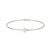 Grav Cross Contour Arany 14K Karkötő