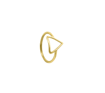 GRAV Triangle Contour Arany 14K Ujjperc Gyűrű