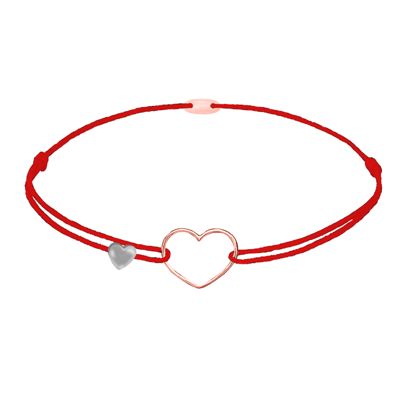 GRAV Contour Heart Arany 14K Fonalas Karkötő