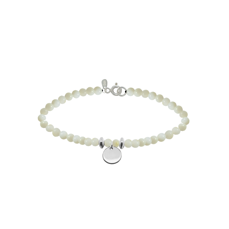 GRAV Shell Pearl Circle Ezüst 925 Karkötő