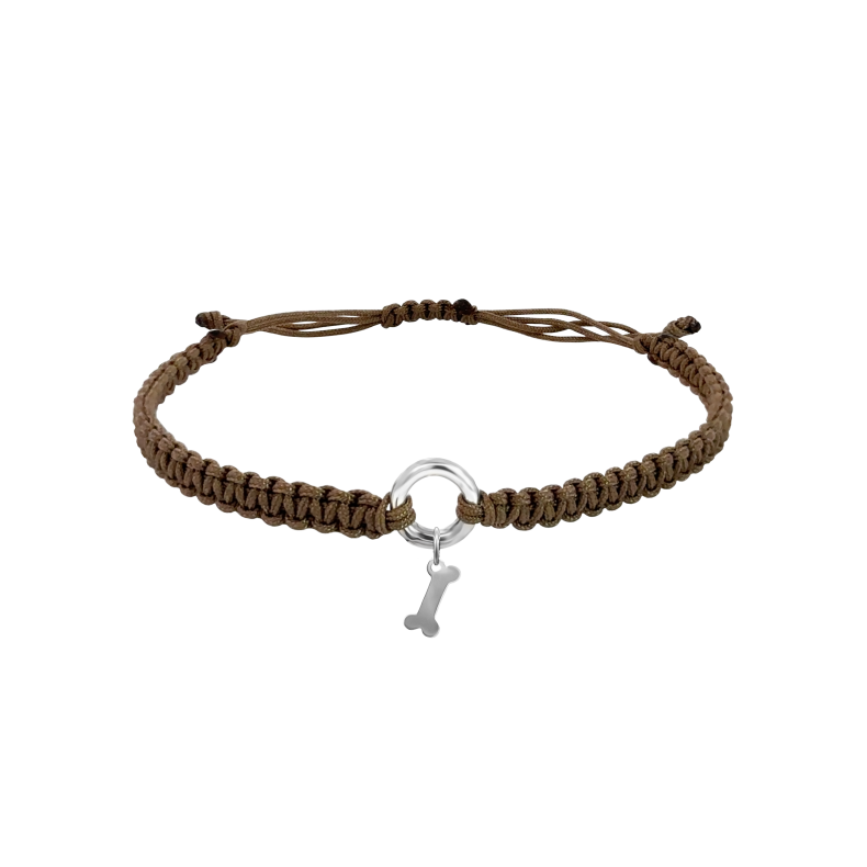 GRAV Macrame Double Ezüst 925 Karkötő