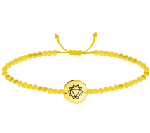 GRAV Napfonat Csakra Arany 14K Karkötő