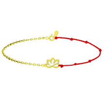 GRAV Yoga Balance Lotus Arany 14K Karkötő