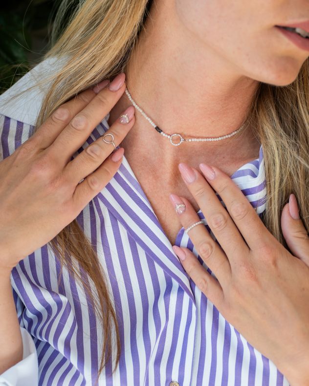 GRAV Contour Circle Arany 14K Ujjperc Gyűrű