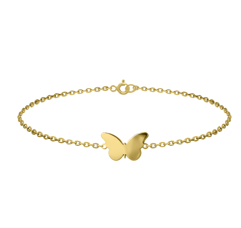 Grav Butterfly Arany 14K Karkötő