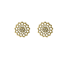 Grav Mandala Arany 14K Fülbevaló