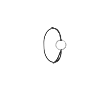 Grav Circle Ezüst 925 Gyűrű