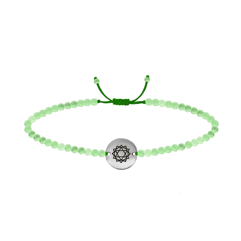 GRAV Szív Csakra Ezüst 925 Karkötő