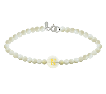 GRAV Shell Pearl Alphabet ABC Ezüst 925 Karkötő