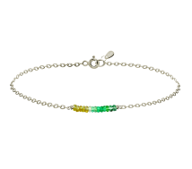 GRAV Rayfield Zafír Smaragd Arany 14K Karkötő