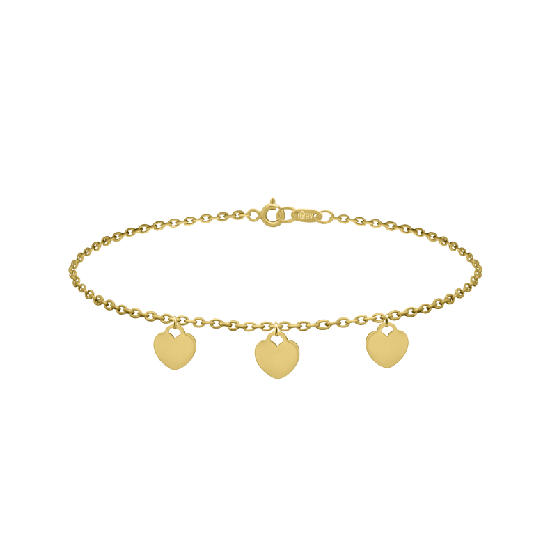 GRAV Hearts Arany 14K Karkötő