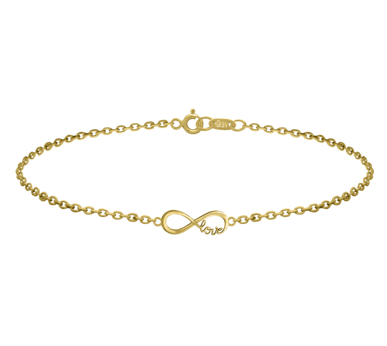 Grav Infinity Love Arany 14K Karkötő