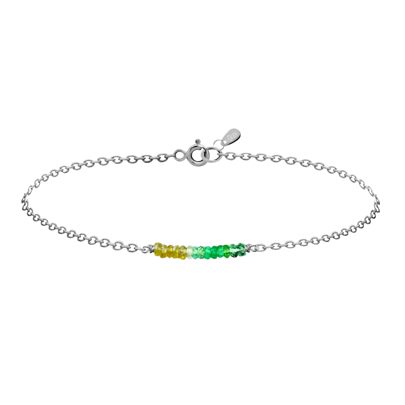 GRAV Rayfield Zafír Smaragd Ezüst 925 Karkötő