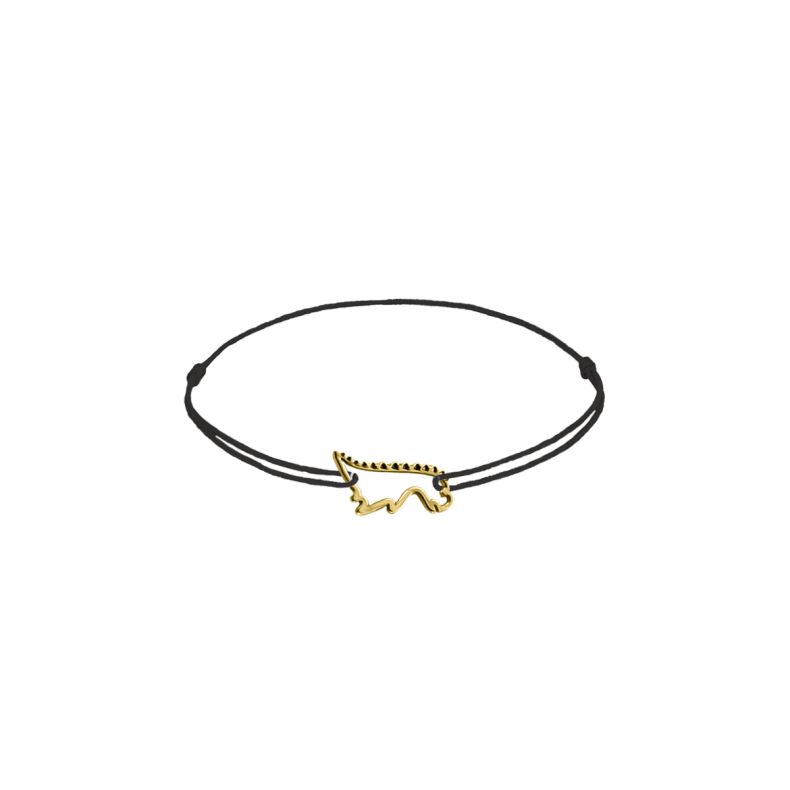 GRAV Dinosaur Contour Baby Arany 14K Fonalas Karkötő