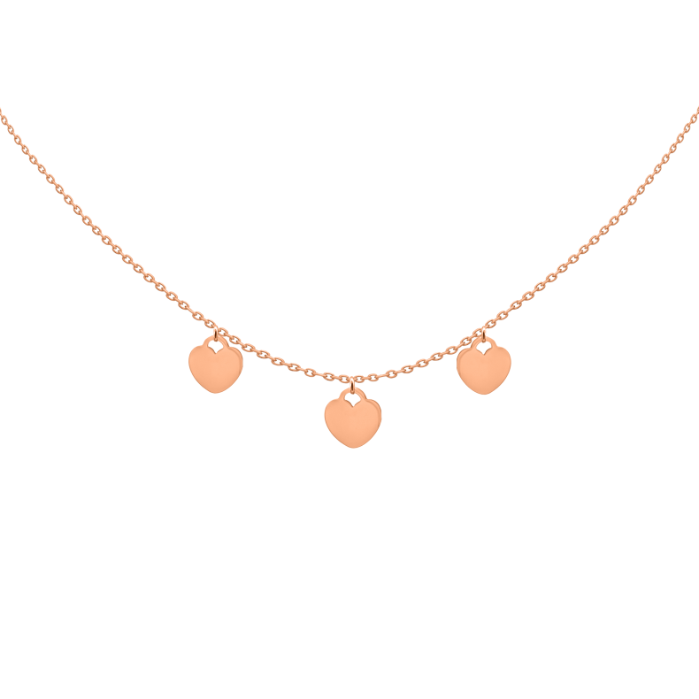 GRAV Hearts Arany 14K Nyaklánc