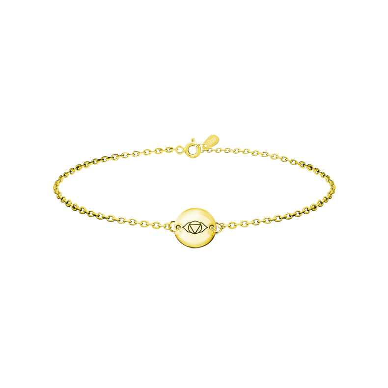 GRAV Harmadikszem Csakra Arany 14K Karkötő