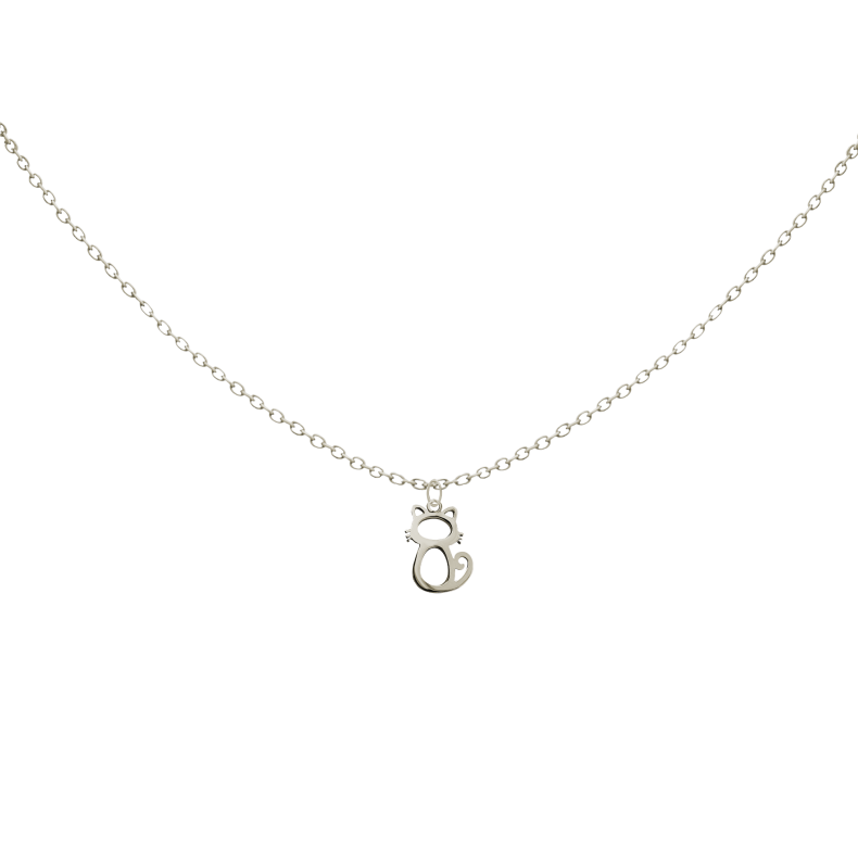 GRAV Cat Contour Baby Arany 14K Nyaklánc