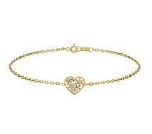 GRAV Snowflake Arany 14K Karkötő