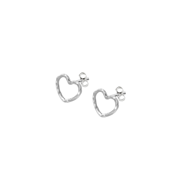 Grav Quintessa Heart Contour EZÜST 925 Fülbevaló