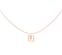 GRAV Letter Lock ARANY 14K Nyaklánc