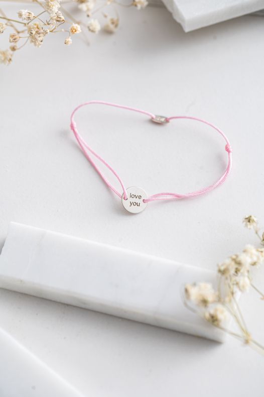 GRAV Love You Baby Arany 14K Fonalas Karkötő