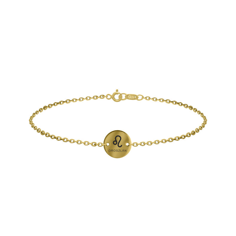 Grav Horoscope Circle Arany 14K Karkötő
