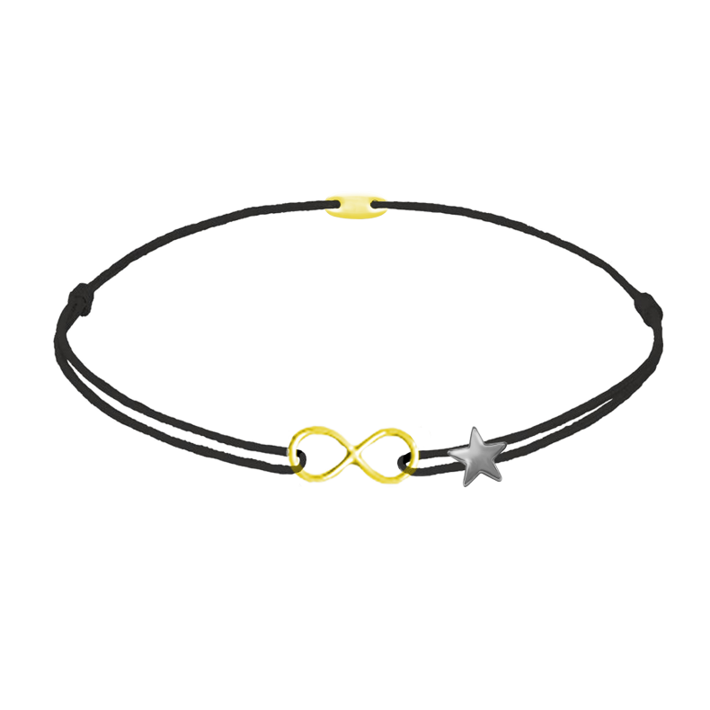 GRAV Infinity Arany 14K Fonalas Karkötő