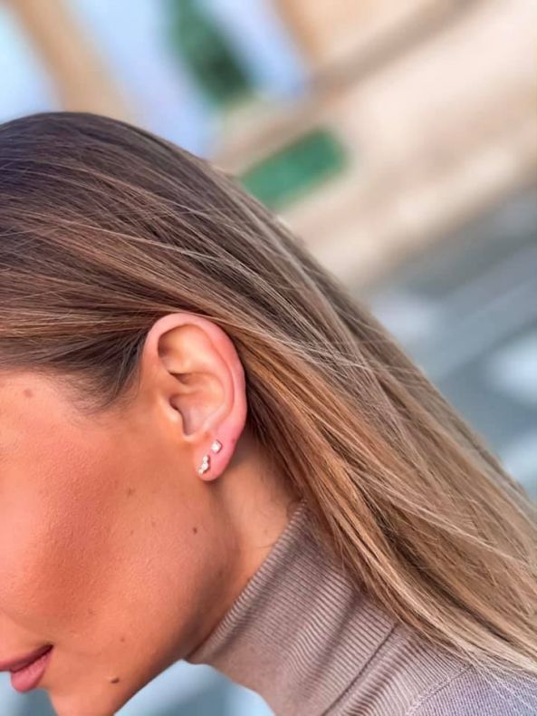 Grav Chloee Ezüst 925 Fülbevaló