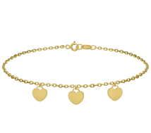 GRAV Hearts Arany 14K Karkötő