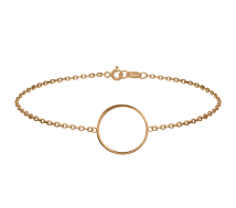 Grav Contour Circle Arany 14K Karkötő