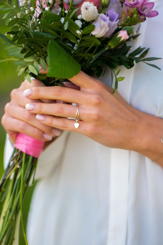 GRAV Heart Drop EZÜST 925 Gyűrű