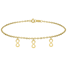 GRAV Infinities Arany 14K Karkötő