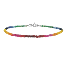 GRAV Rayfield Smaragd Rubin Zafír Ezüst 925 Karkötő