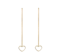 Grav Hearts Arany 14K Fülbevaló