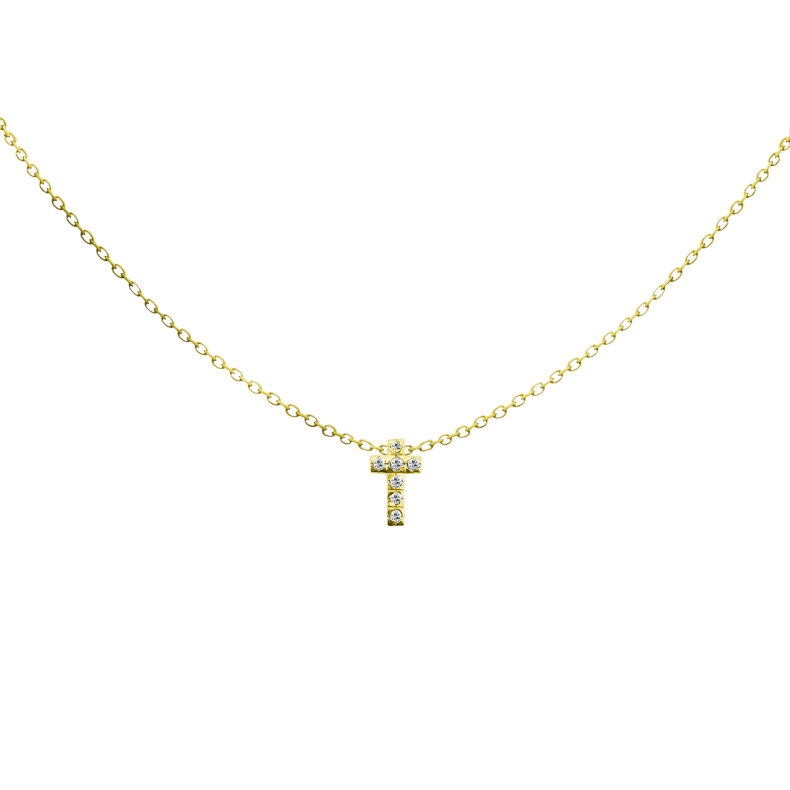 GRAV Chloee Cross Arany 14K Nyaklánc