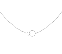 Grav Double Circle Ezüst 925 Nyaklánc