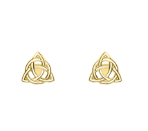 GRAV Triquetra Contour Arany 14K Fülbevaló