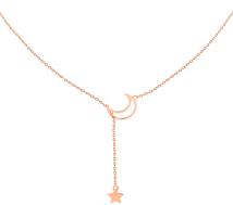 GRAV Moon And Star Arany 14K Nyaklánc