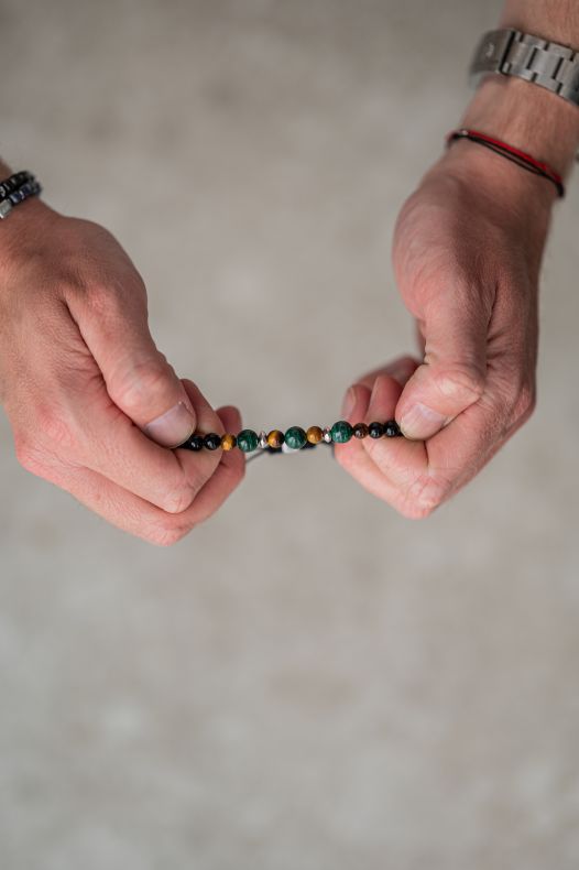 GRAV Men Force Ásvány 925 Karkötő