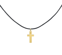 Grav Men Cross ARANY 14K Fonalas Nyaklánc