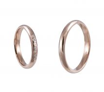 Wedding Arany 14k Karikagyűrű