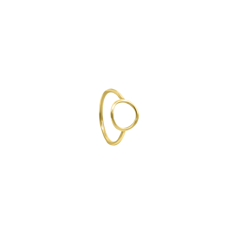 GRAV Contour Circle Arany 14K Ujjperc Gyűrű