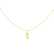 GRAV Cat Contour Arany 14K Nyaklánc